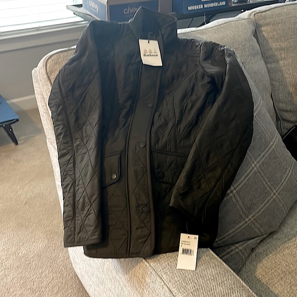 NWT Barbour Olive Cavalry Polarquilt jacket US 4/UK 8 FINAL PRICE REDUCTION - Picture 7 of 16